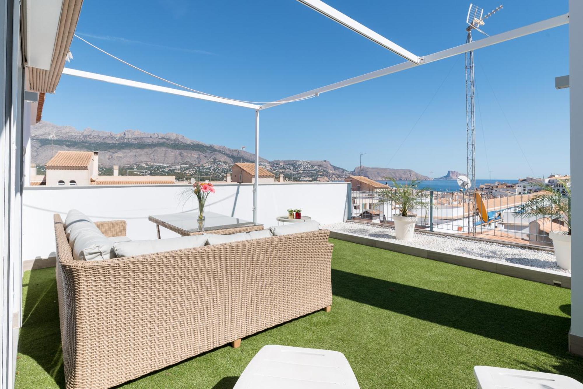 Atico Vistas Al Mar, Terraza, Piscina Y Parking By Vero Altea Exterior foto